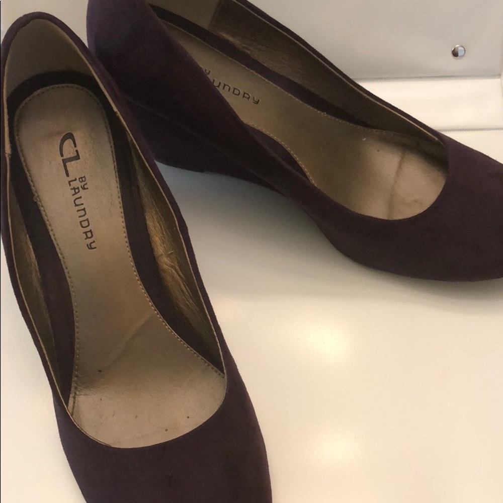 CL by Laundry Purple Wedges